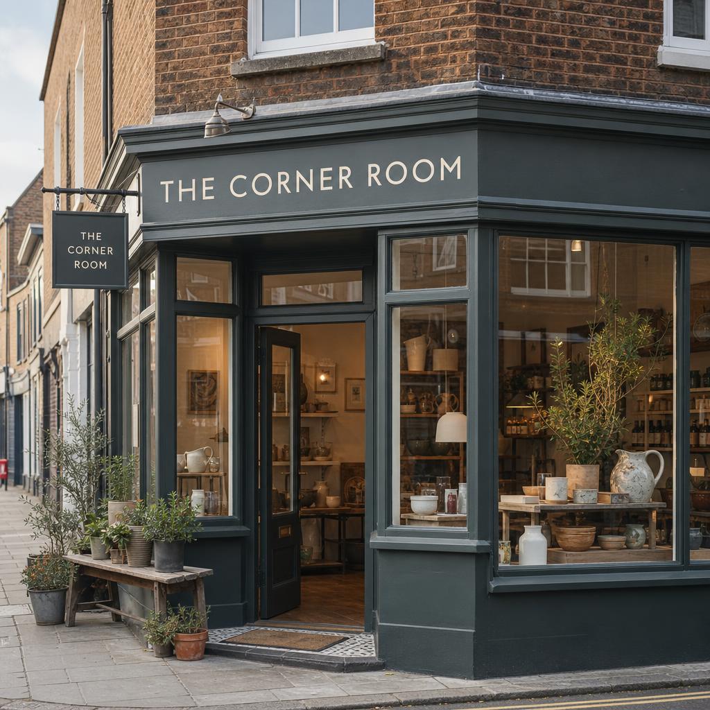 Shopfront signage and fascia design for a Bristol independent shop by Clifton Concepts